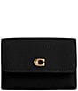 COACH Mini Trifold Wallet, Color:Black - Image 1