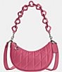 Color:Petunia - Image 1 - Mira Pillow Quilted Heart Strap Shoulder Bag