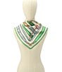 COACH Multi Belt Printed Silk Square Scarf - Image 4