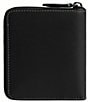 COACH Natural Grain Zip Coin Wallet, Color:Black - Image 2