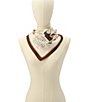 COACH Originals Catalog Printed Silk Bandana Scarf - Image 5