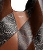 COACH Patchwork Brooklyn 39 Slouchy Tote Bag, Color:Maple Multi - Image 5