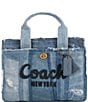 COACH Patchwork Loved Denim Cargo Tote Bag 26 - Image 1