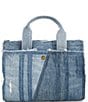 COACH Patchwork Loved Denim Cargo Tote Bag 26 - Image 2