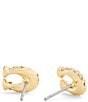 COACH Pav Signature C Stud Earrings - Image 2