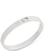 COACH Pave Signature C Bangle Bracelet - Image 2