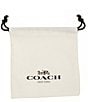 COACH Pave Signature C Pendant Necklace - Image 4