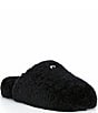 COACH Pave Signature C Shearling Logo Slippers - Image 1