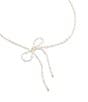 COACH Pearl Bow Choker Necklace - Image 3
