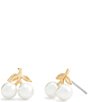 COACH Pearl Cherry Stud Earrings - Image 1