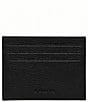 COACH Pebble Leather Card Case, Color:Black - Image 2