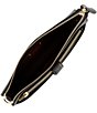 Color:Brass/Black - Image 3 - Pebbled Leather Noa Pop-Up Messenger Crossbody Bag
