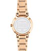 Color:Rose Gold - Image 2 - Perry Rose Gold Tone Horse & Carriage Logo Dial Bracelet Watch