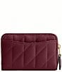 COACH Pillow Quilted Small Zip Around Gold Hardware Card Case - Image 2