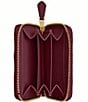 COACH Pillow Quilted Small Zip Around Gold Hardware Card Case - Image 3
