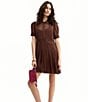 COACH Plaza Bag 18 Suede Shoulder Bag - Image 6