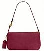 COACH Plaza Suede Shoulder Bag - Image 3