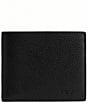 COACH Polished Pebble Leather 3-In-1 Wallet, Color:Black - Image 1
