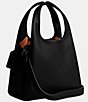 COACH Lana 23 Polished Pebble Leather Shoulder Bag, Color:Black - Image 4