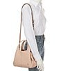 COACH Lana 23 Polished Pebble Leather Shoulder Bag, Color:Cream - Image 4