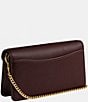 COACH Polished Pebble Tabby Chain Clutch Bag, Color:Merlot - Image 4