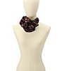 COACH Posey Floral Cluster Signature C Printed Silk Square Scarf - Image 6