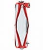 COACH PVC Stadium Swinger Clear Contrast Trim Convertible Shoulder Bag, Color:Sport Red - Image 3