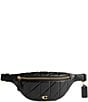 COACH Quilt Essential Belt Bag, Color:Black - Image 1