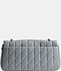 Color:Grey Blue - Image 2 - Quilt Tabby 33 Shoulder Bag