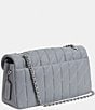 Color:Grey Blue - Image 4 - Quilt Tabby 33 Shoulder Bag