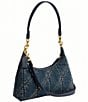 COACH Quilted Denim Juliet Shoulder Bag 25 - Image 4