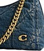 COACH Quilted Denim Juliet Shoulder Bag 25 - Image 5
