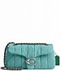 COACH Quilted Denim Tabby Convertible Shoulder Bag, Color:Ivy - Image 1