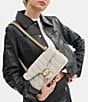 COACH Tabby 26 Quilted Leather Chain Strap Shoulder Bag, Color:Chalk - Image 6