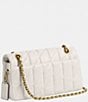 COACH Tabby 26 Quilted Leather Chain Strap Shoulder Bag, Color:Chalk - Image 4