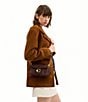 COACH Tabby 19 Quilted Suede Chain Crossbody Wristlet Bag - Image 2