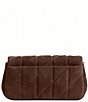 COACH Tabby 19 Quilted Suede Chain Crossbody Wristlet Bag - Image 3