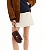 COACH Tabby 19 Quilted Suede Chain Crossbody Wristlet Bag - Image 6