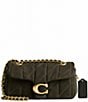 COACH Quilted Suede Tabby 20 Shoulder Bag, Color:Olive - Image 1