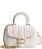 COACH Quilted Tabby Top Handle Clutch - Image 1