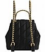 COACH Tabby Leather Pillow Quilt Backpack, Color:Black - Image 2
