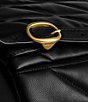 COACH Tabby Leather Pillow Quilt Backpack, Color:Black - Image 5