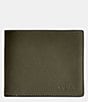 COACH Refined Calf Leather 3-in-1 Wallet, Color:Army Green - Image 1