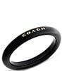 COACH Resin Signature Logo Bangle Bracelet - Image 3