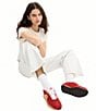 COACH Women's Retro Essential Suede Logo Lace Up Sneakers - Image 5