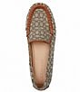 Color:Cocoa/Burnished Amber - Image 4 - Ronnie Signature Jacquard and Leather Loafers