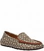 Color:Cocoa/Burnished Amber - Image 1 - Ronnie Signature Jacquard and Leather Loafers