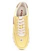 Color:Daffodil - Image 5 - Runner Signature Logo Retro Lace-Up Sneakers