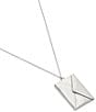 COACH Runway Envelope Long Pendant Necklace - Image 2