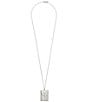COACH Runway Envelope Long Pendant Necklace - Image 4